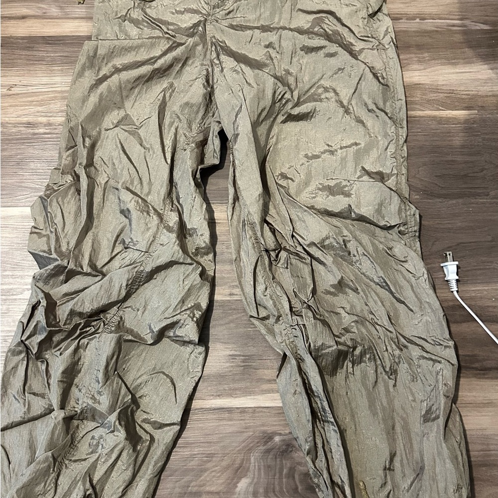Women’s Army Green Parachute Pants